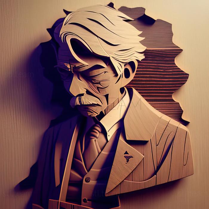 3D model Natsume Soseki from Bungo Stray Dogs (STL)